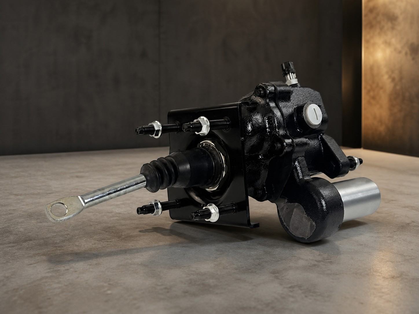 AOYIDA hydraulic brake booster in an industrial studio
