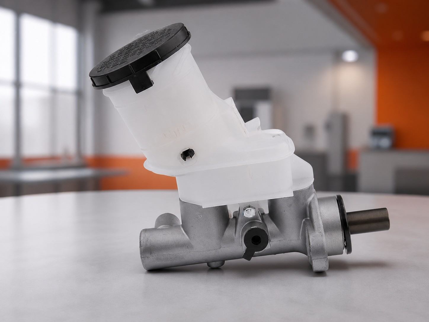 AOYIDA brake master cylinder in a modern industrial studio
