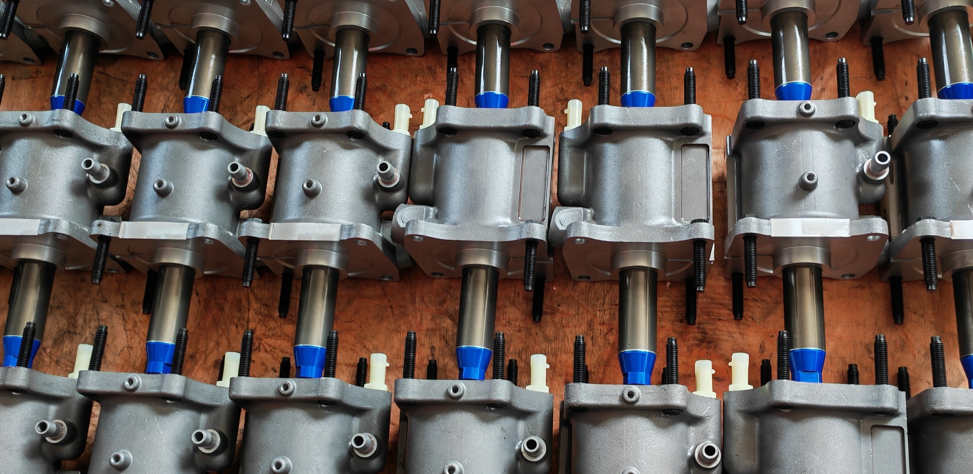 Hydraulic booster production line at the AOYIDA plant in Wenling